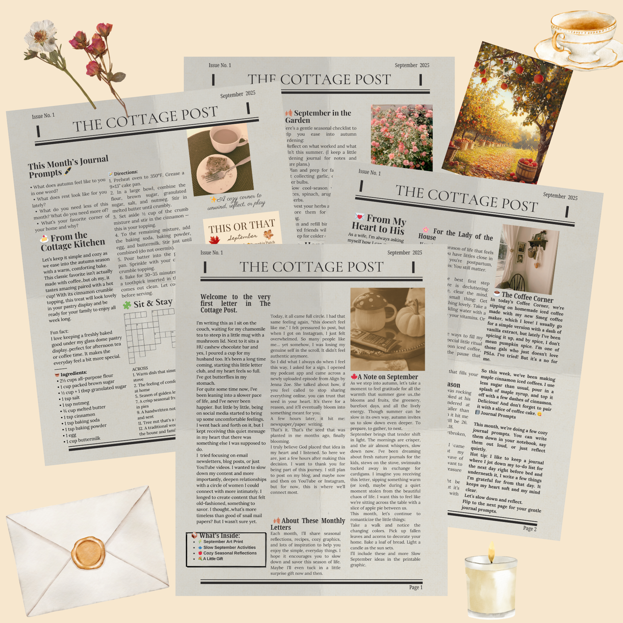 September 2025 Issue- THE COTTAGE POST